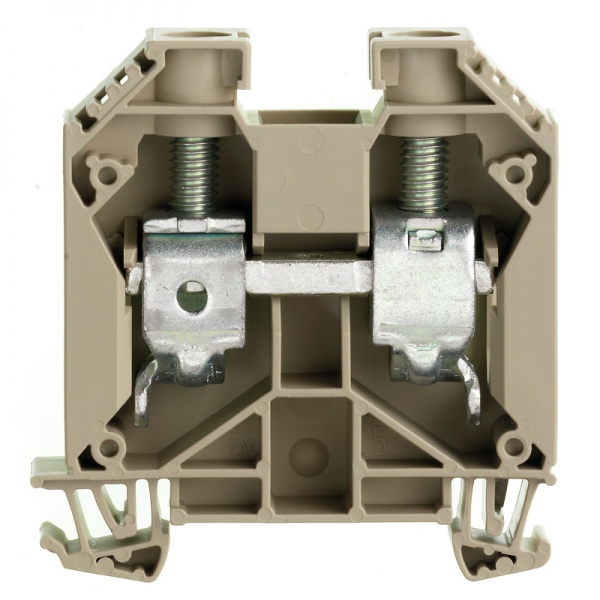 1020500000 WEIDMULLER Проходная клеммная колодка, Винтовое соединение, 35 mm², 1000 V, 125 A, Количество соединений: 2