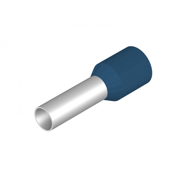 9004360000 WEIDMULLER Кабельный наконечник, изолированный, 2.5 mm², Длина зачистки изоляции: 10 mm, синий