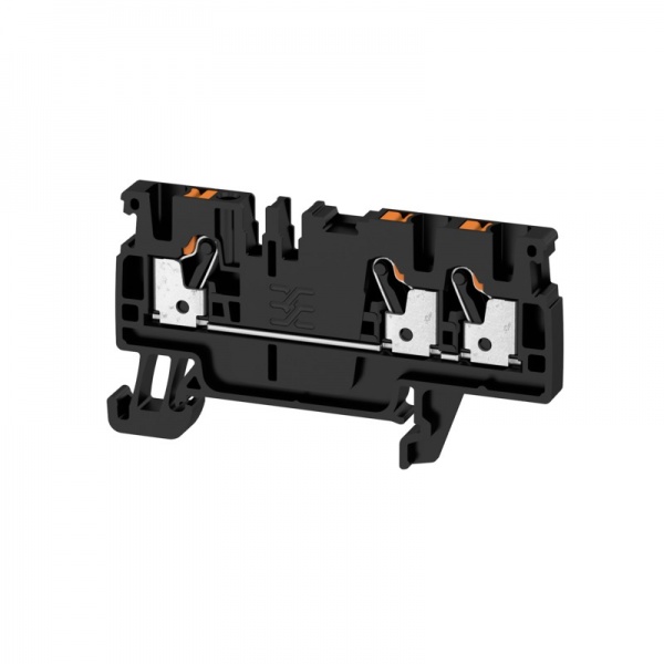 1521920000 WEIDMULLER Проходная клеммная колодка, PUSH IN, 2.5 mm², 800 V, 24 A, Количество соединений: 3