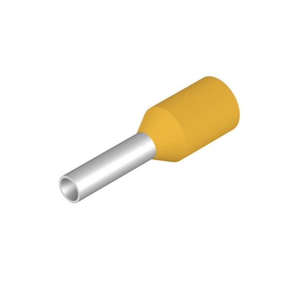 0409700000 WEIDMULLER Кабельный наконечник, изолированный, 1 mm², Длина зачистки изоляции: 8 mm, желтый