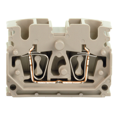 1704690000 WEIDMULLER Проходная клеммная колодка, Пружинное соединение, 2.5 mm², 800 V, 24 A, Количество соединений: 4