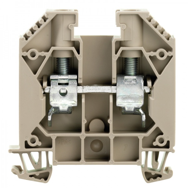 1020400000 WEIDMULLER Проходная клеммная колодка, Винтовое соединение, 16 mm², 1000 V, 76 A, Количество соединений: 2